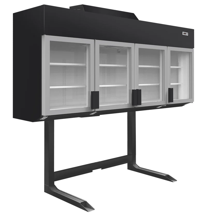 Armoire de congélation supermarché mûral avec portes vitré - TEFCOLD - MTF250B-VS-41044