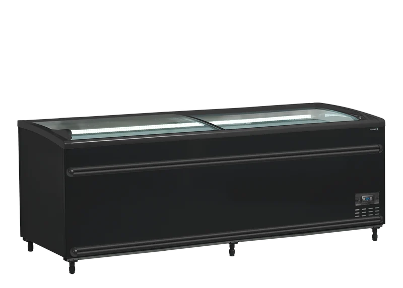 Congélateur réfrigérateur de supermarché Bi température noir - TEFCOLD - SFI210B-CF-VS-41061