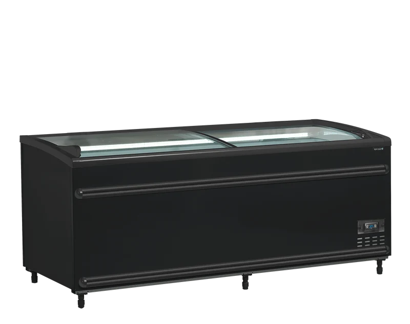 Congélateur réfrigérateur de supermarché Bi température noir - TEFCOLD - SFI185B-CF-VS-41058