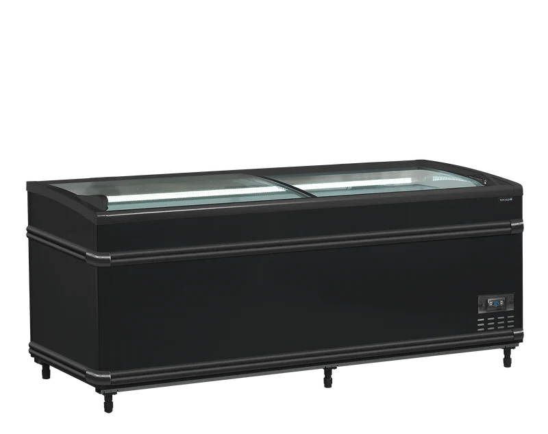 Congélateur réfrigérateur de supermarché Bi température noir - TEFCOLD - SFI185B-HC-CF-VS-41067