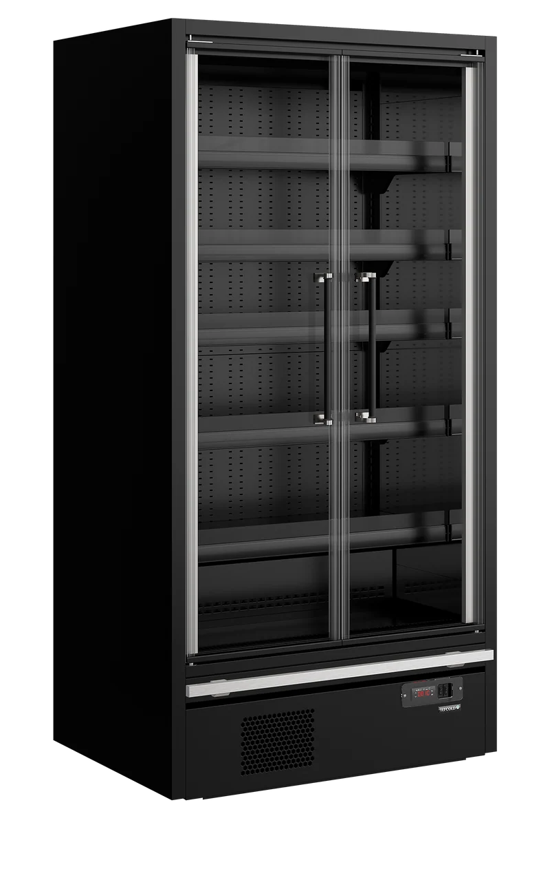 Vitrine réfrigérée pour supermarché - TEFCOLD - GALAXY-GP10FGD-BLACK-43813