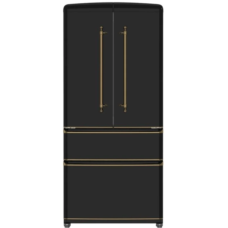 FFFFD179133BLK - REFRIGERATORS - Forno - French 4-Door - Black - Open Box