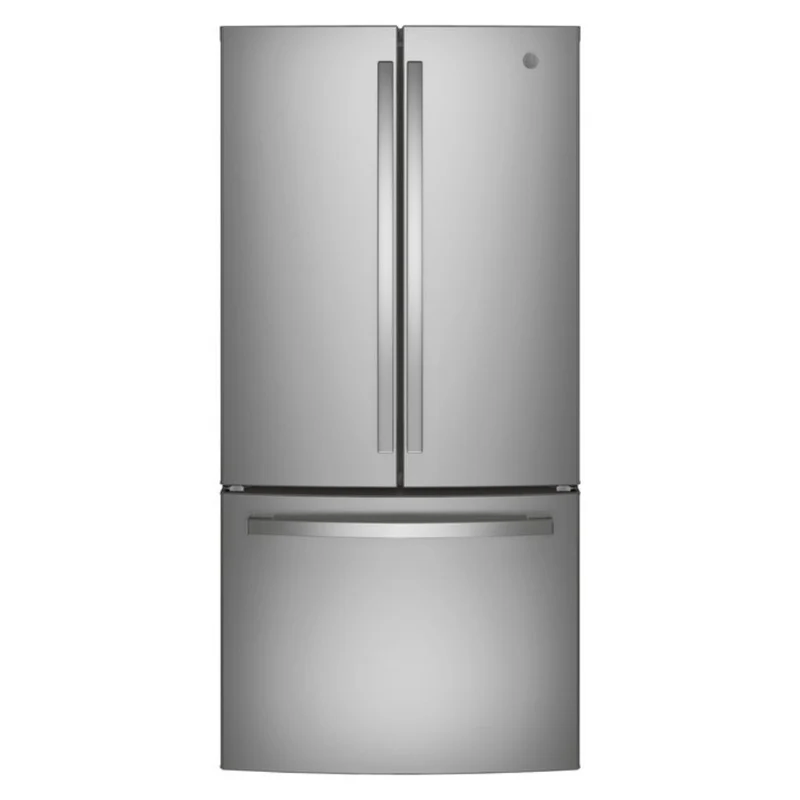 GNE25JYKFS - REFRIGERATORS - GE - French 3-Door - Stainless Steel - Open Box