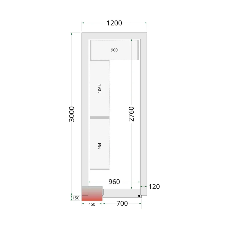 SYSTÈME DE RAYONNAGE POUR - TEFCOLD - SHELF-RACK-SYSTEM-KIT-46223