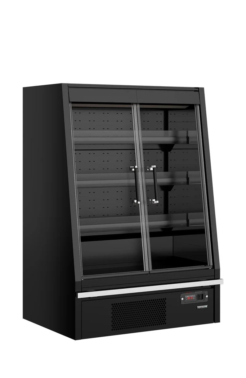 Vitrine réfrigérée pour supermarché - GALAXY-GPL10FGD-BLACK - TEFCOLD
