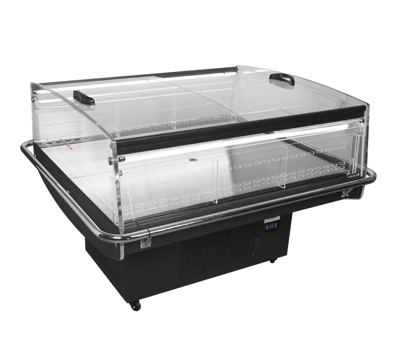 Réfrigérateur noir pour achats impulsifs - PDC126-VS-SL-LED - TEFCOLD