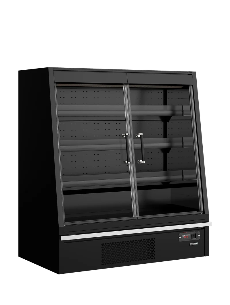 Vitrine réfrigérée pour supermarché - GALAXY-GPL14FGD-BLACK - TEFCOLD