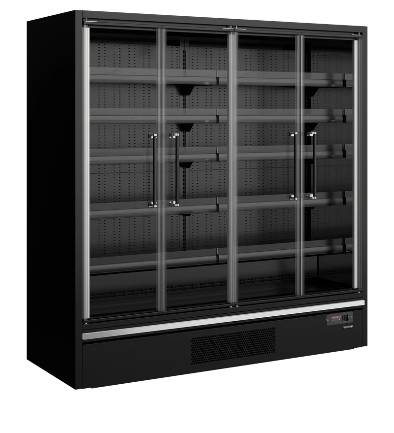 Vitrine réfrigérée pour supermarché - GALAXY-GP20FGD-MAXI-BLACK - TEFCOLD