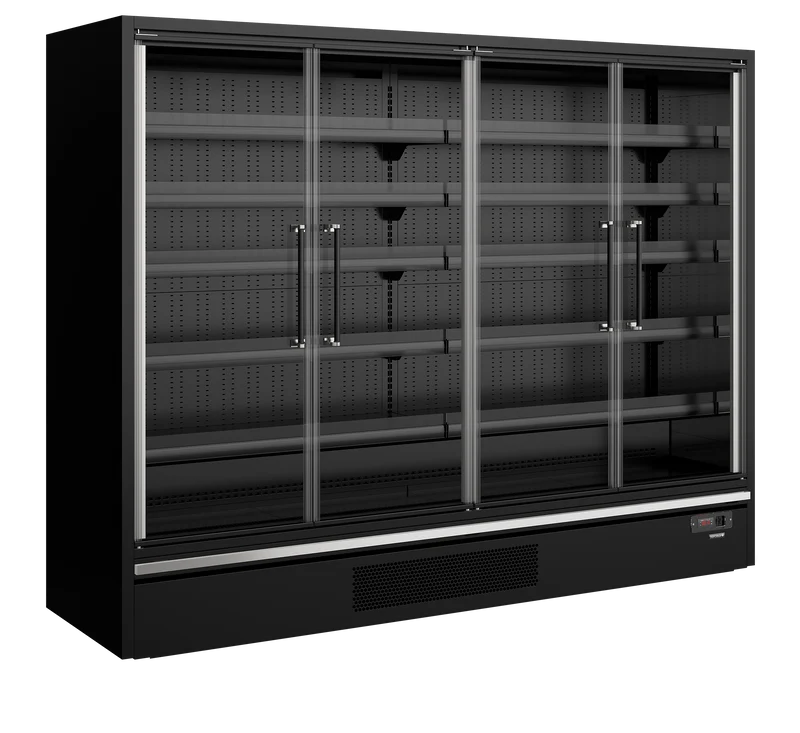 Vitrine réfrigérée pour supermarché - GALAXY-GP26FGD-MAXI-BLACK - TEFCOLD