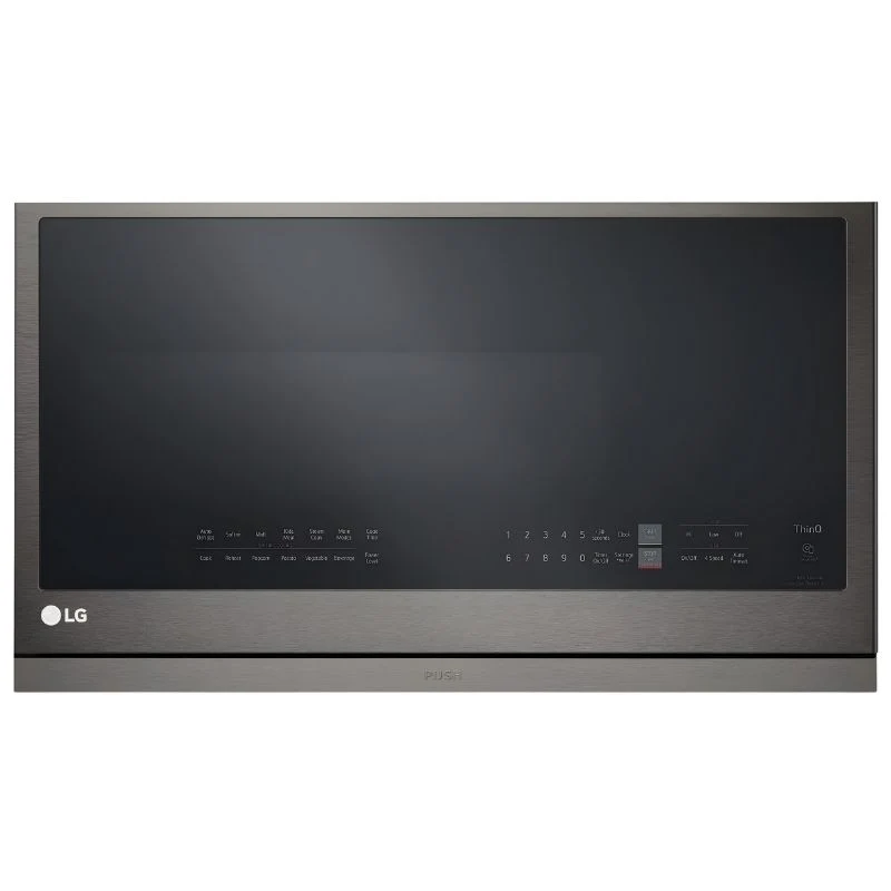 MVEL2137D - MICROWAVES OVENS - LG - Over-The-Range - Black Stainless - Open Box