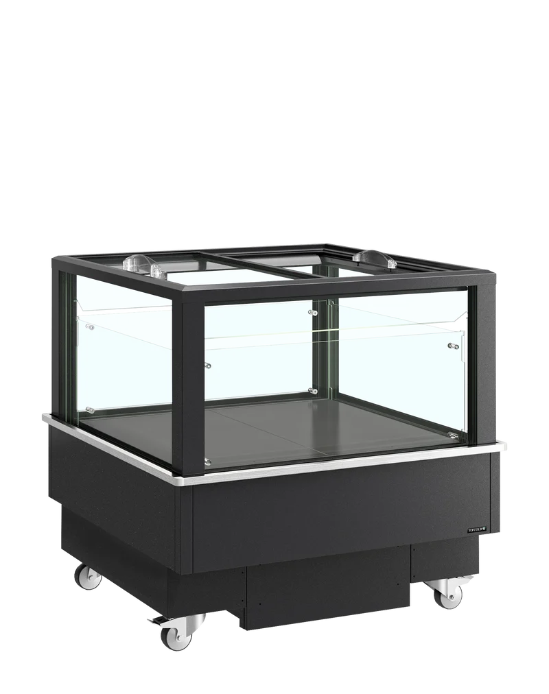 Réfrigérateur/congélateur noir pour achats impulsifs - EIB-D1010-B1 - TEFCOLD