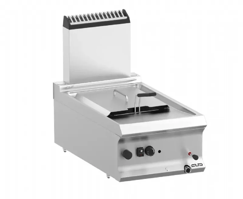 Friteuse professionnelle à gaz en inox avec 1 panier - FRG74T - MBM