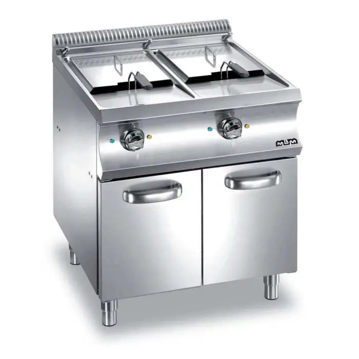 Friteuse électrique sur coffre 2x12 L - FRBE77A - MBM