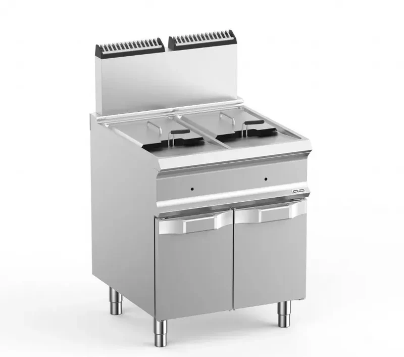 Friteuse professionnel a gaz 2 cuves 14+14 l domina pro 700 - FRG77A - MBM
