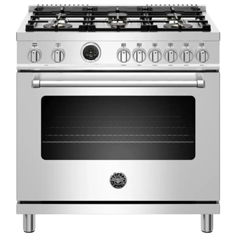 MAST366DFSXT - RANGES - BERTAZZONI - Dual Fuel - Stainless Steel - Open Box