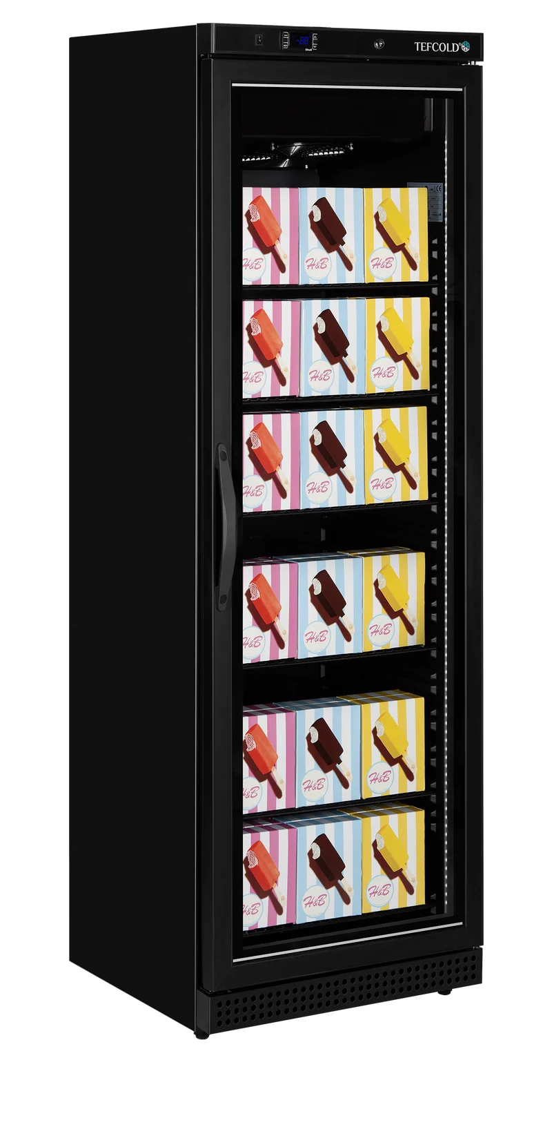 Armoire de congélation vitré - UF400VGB - TEFCOLD