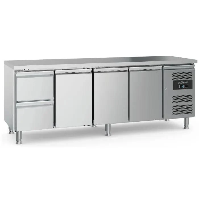 700 TABLE RÉFRIGÉRÉE 3 PORTES ET 2 TIROIRS - 7950.5165 - Ecofrost