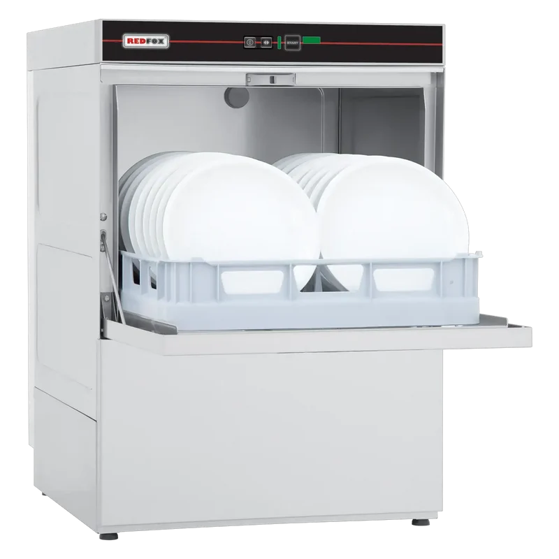 Lave-vaisselle frontal revêtement simple 50x50 - 400 V | REDFOX - QQI 52 T