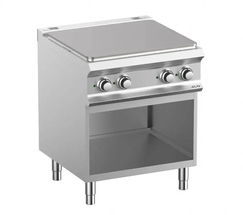 Plaque coup de feu professionnel electrique sur soubassment libre domina pro 700 - TPE77A - MBM