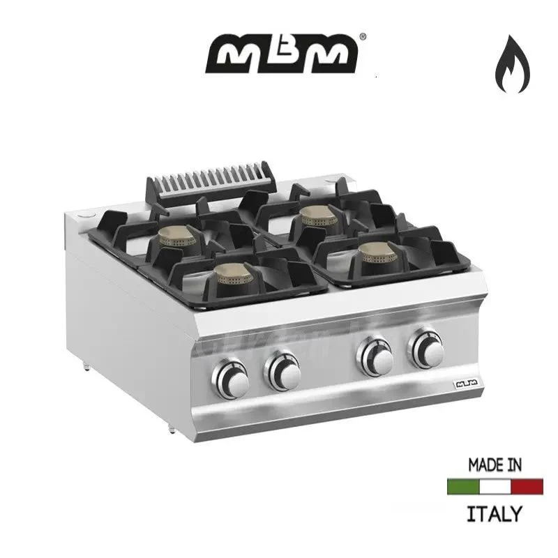 Cuisinière 4 feux vifs Gaz - FB77TXL - MBM