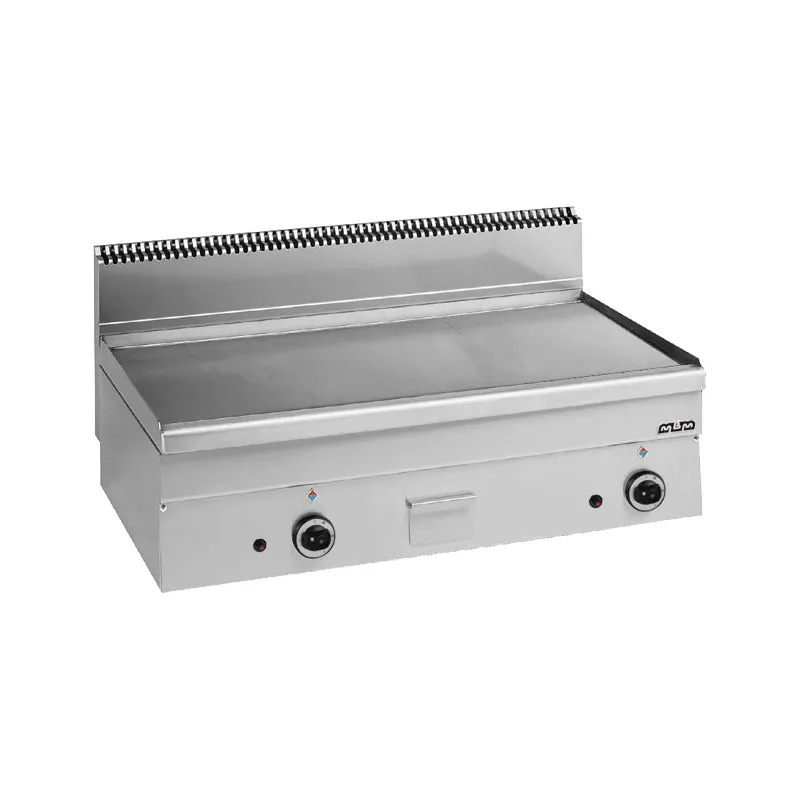 Plaque grillade minima 600 lisse gaz - GFT106L - MBM