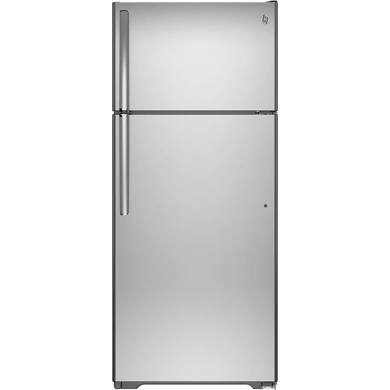 GTS18FSLKSS - REFRIGERATORS - GE - Top Freezer - Stainless Steel - Open Box
