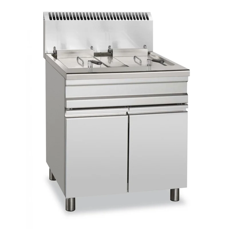 Friteuse professionnel gaz 2x17,5 litres sur coffre - GF25+25S - MBM