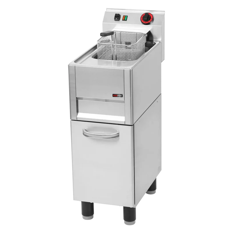 Friteuse électrique 0,77 kW/l, 13 l avec soubassement 400 V | REDFOX - FE 31/13 ELT