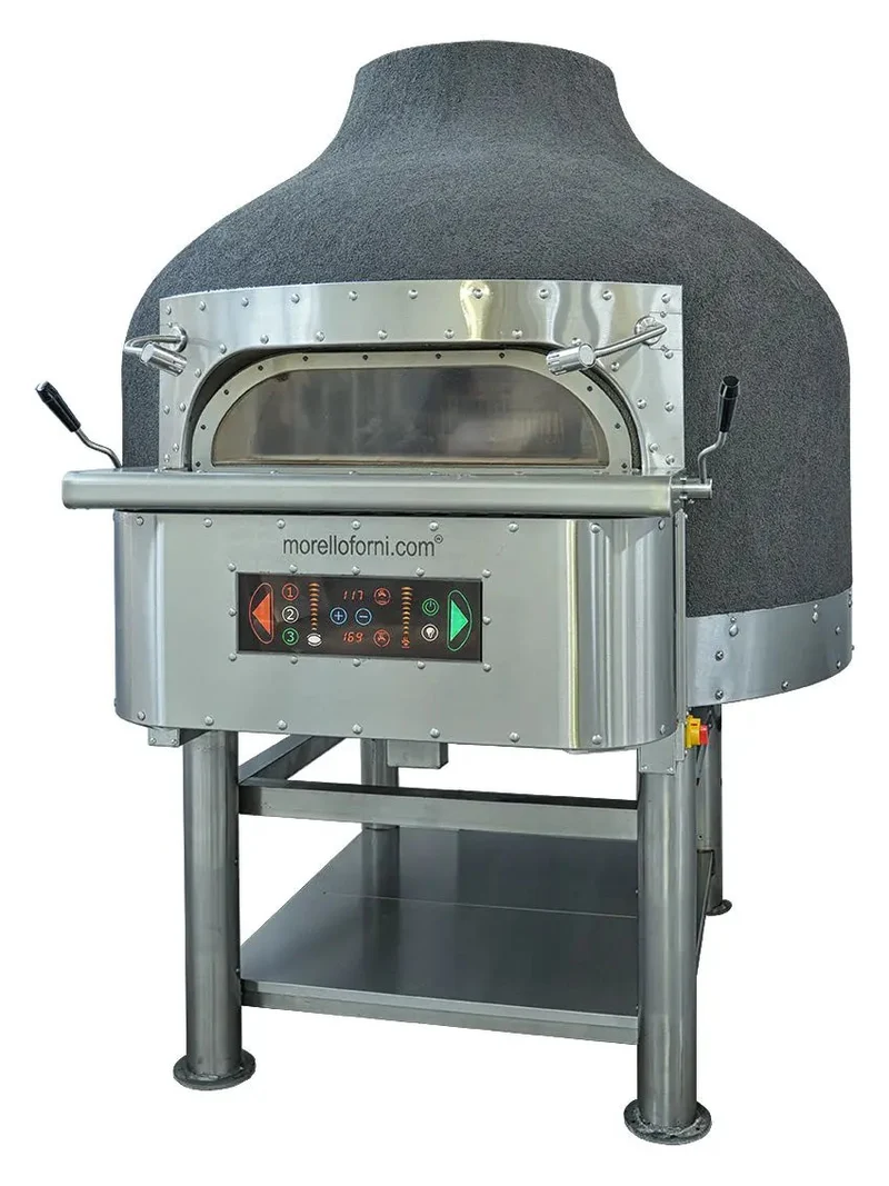 Four Napolitain Rotatif Électrique 9 Pizzas Volcan Base- FRV125 VB - Morello Forni