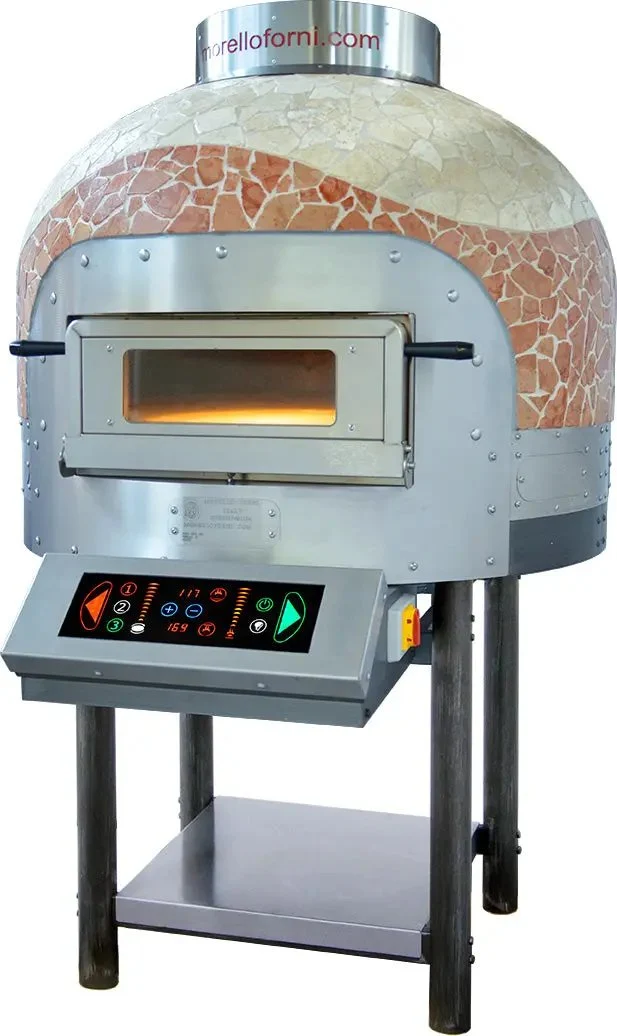 Four Napolitain électrique rotatif 6 pizzas CUPOLE MOSAIQUE - FRV100 CM - Morello Forni