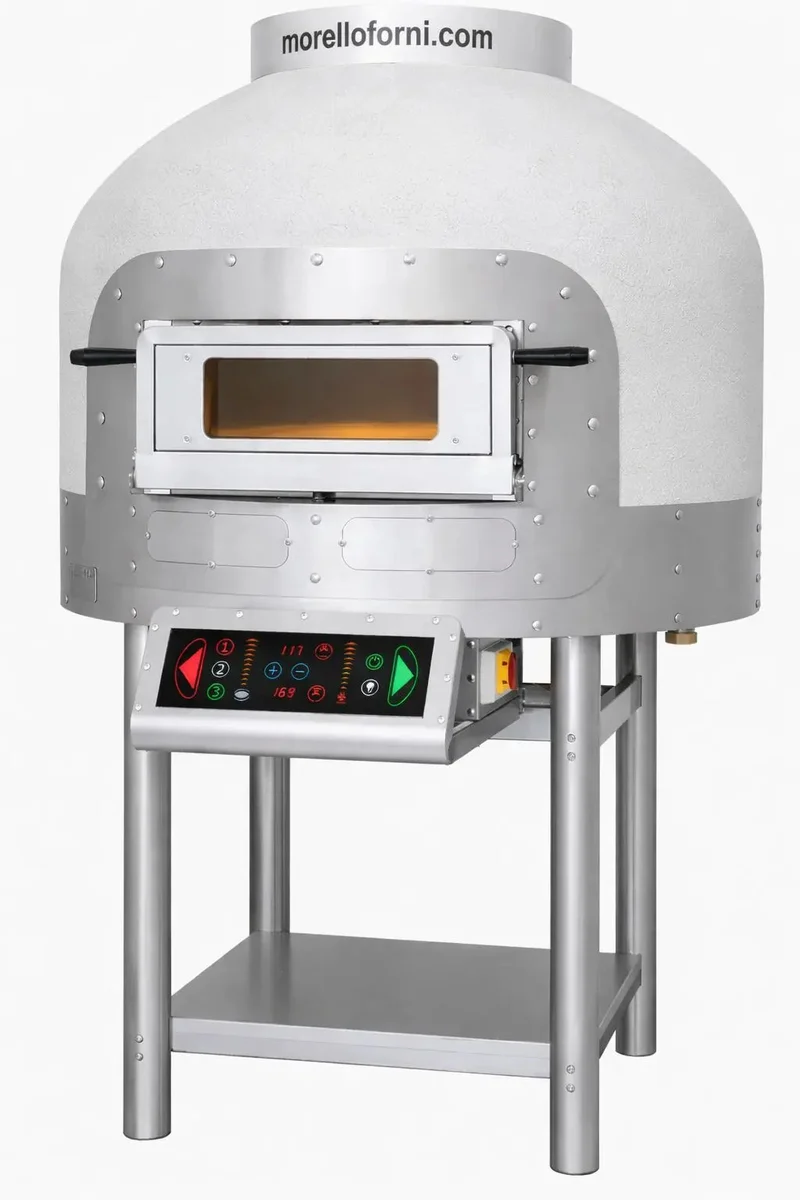 Four napolitain Rotatif électrique 6 pizzas Coupola Base - FRV 100-CB - Morello Forni