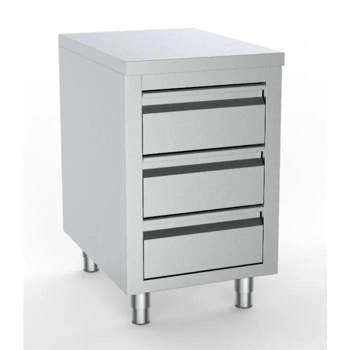700 TABLE DE TRAVAIL AVEC 3 TIROIRS 500 - 7333.0280 - Combisteel
