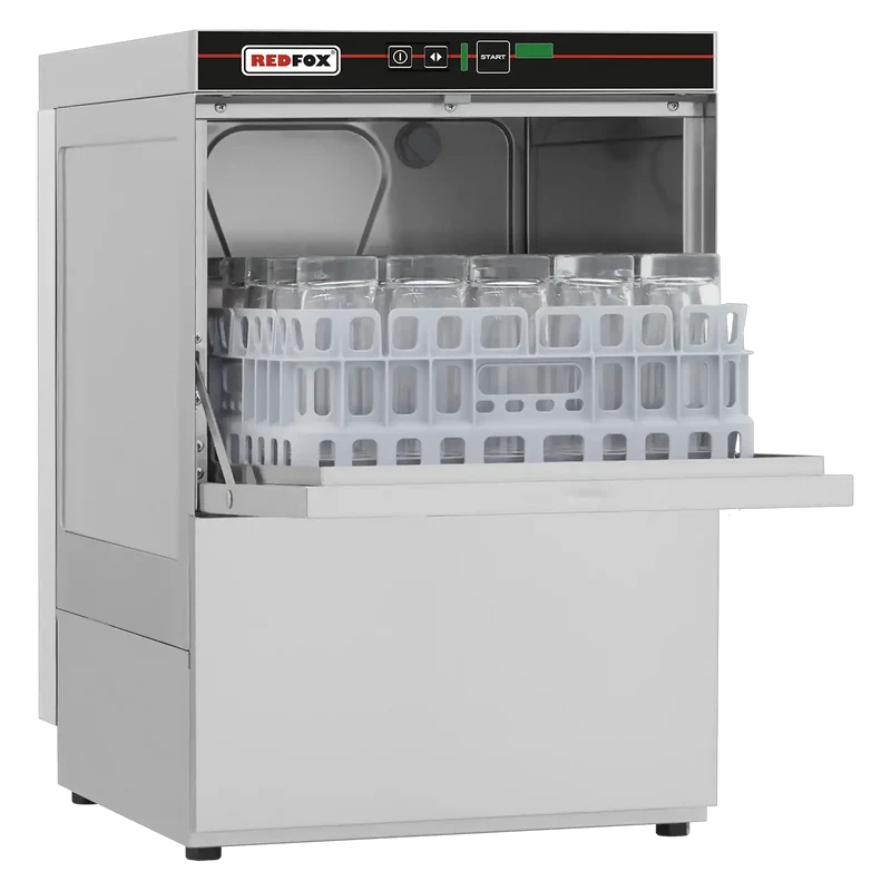 Lave-vaisselle et verre frontal revêtement simple 39x39 - 230 V | REDFOX - QQI 42