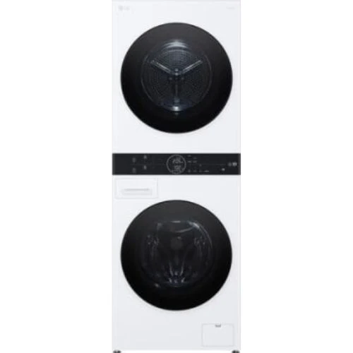 WKHC152HWA - LAUNDRY CENTERS - LG - Stacked Washer/Dryer - Electric - White - Open Box