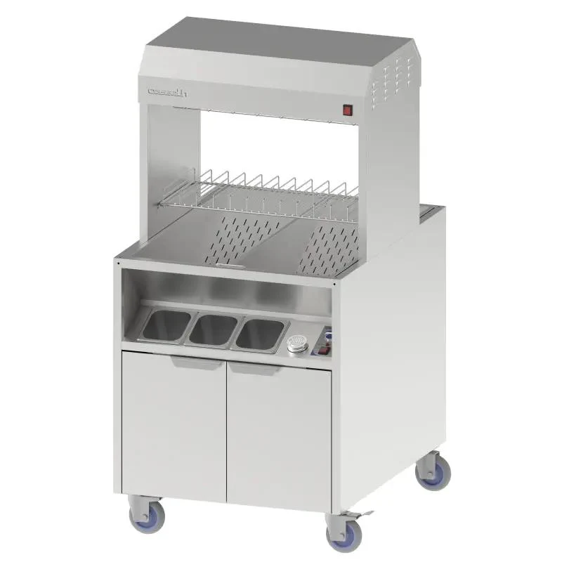 Poste de salage double chauffe traversant 800 - CPDSDCT800 - Casselin