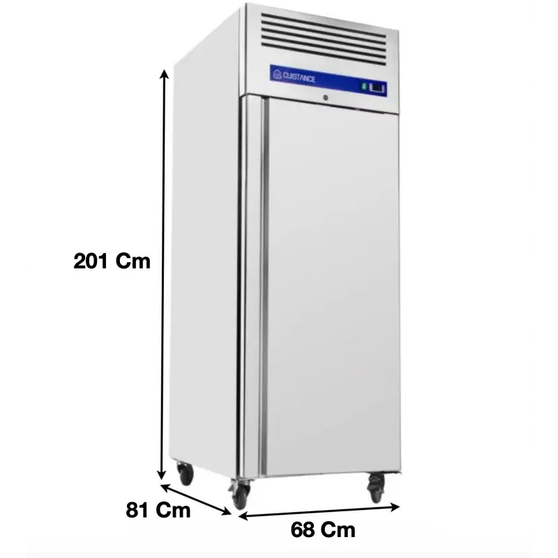 Armoire réfrigérée GN2/1 600 L 1 Négative tropicalisé - GN600BT - Cuistance