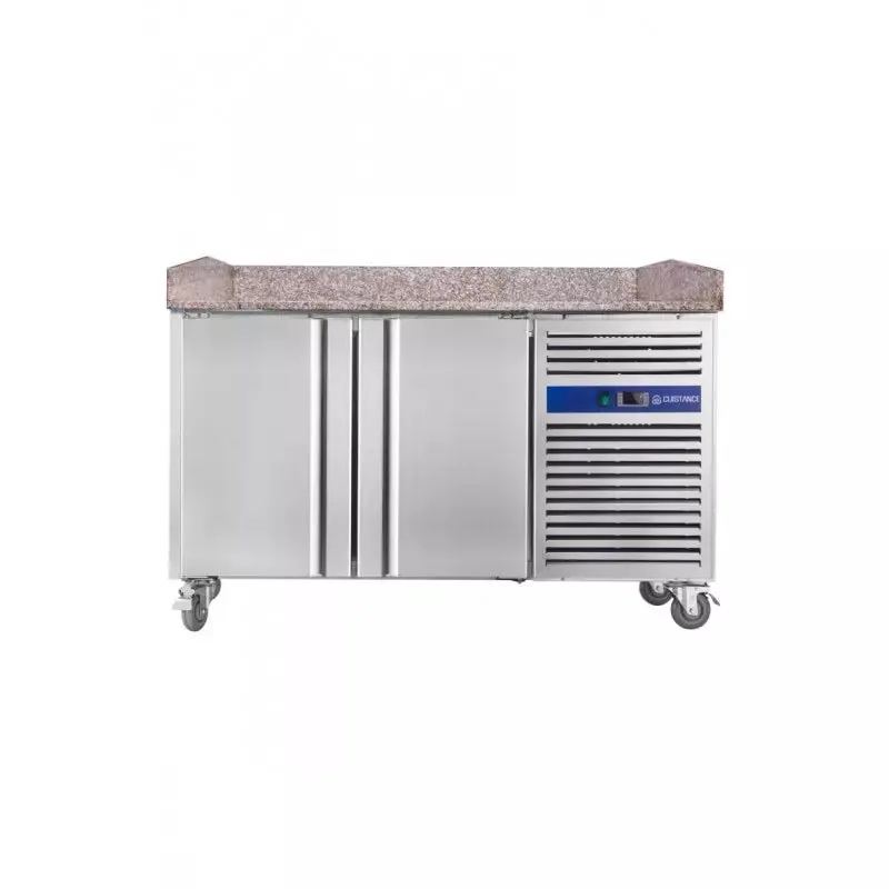 Table à pizza réfrigérée + granit 2 portes tropicalisé - PZ2600 - Cuistance