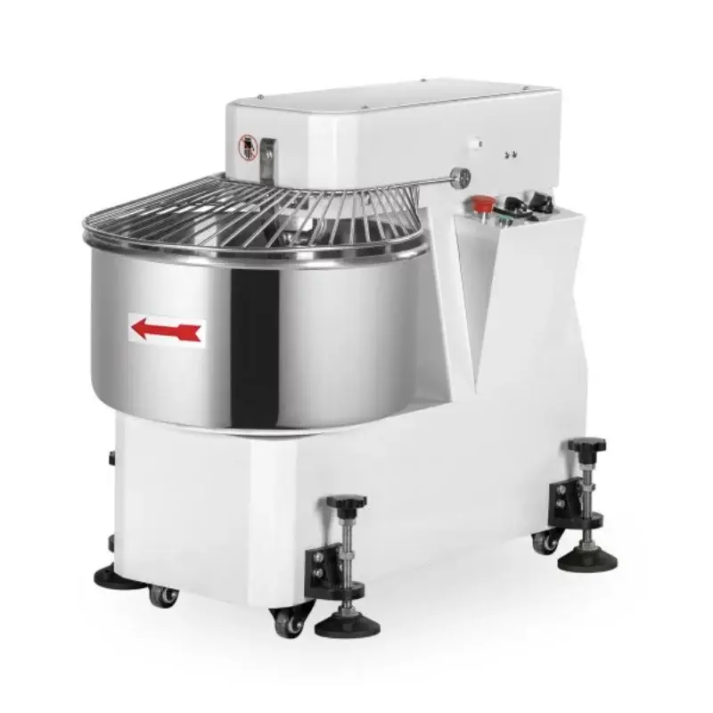 Pétrin à spirale avec tête fixe 2 vitesses 40 L