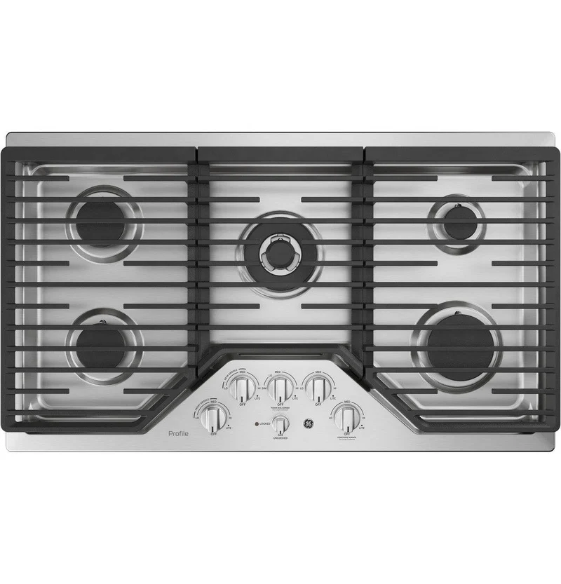 PGP9036SLSS - COOKTOPS - GE Profile - Gas - Stainless Steel - Open Box