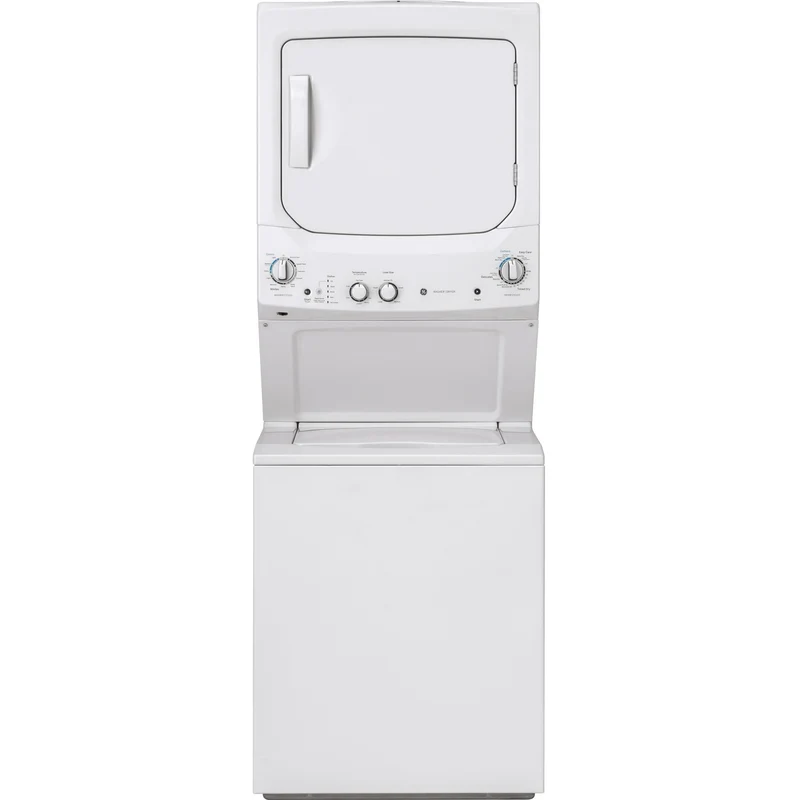GUD27ESMMWW - LAUNDRY CENTERS - GE - Stacked Washer/Dryer - Electric - White - Open Box
