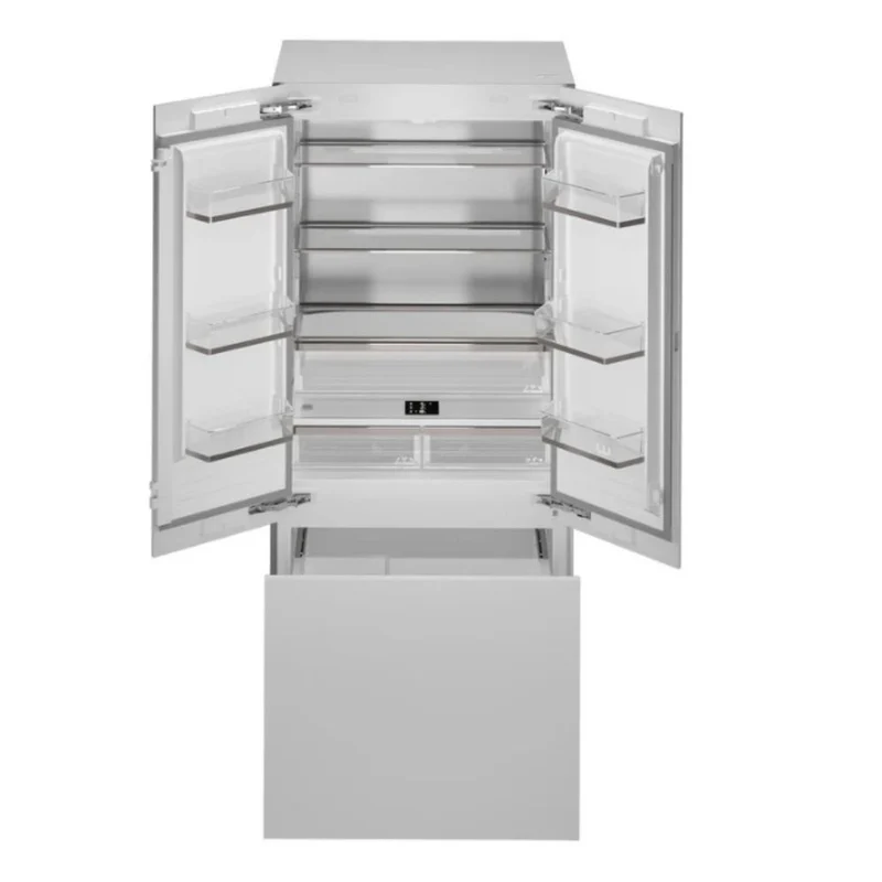 REF36FDBZPNV - REFRIGERATORS - Bertazzoni - French 3-Door - Panel Ready - Open Box