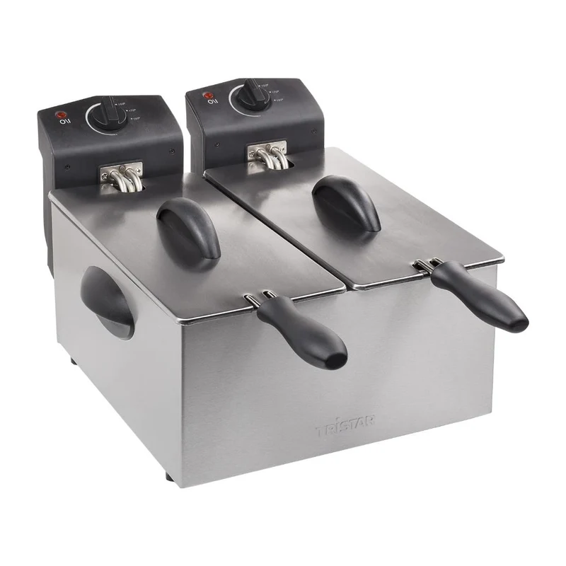 Friteuse double Tristar FR-6937 inox 2 x 3L