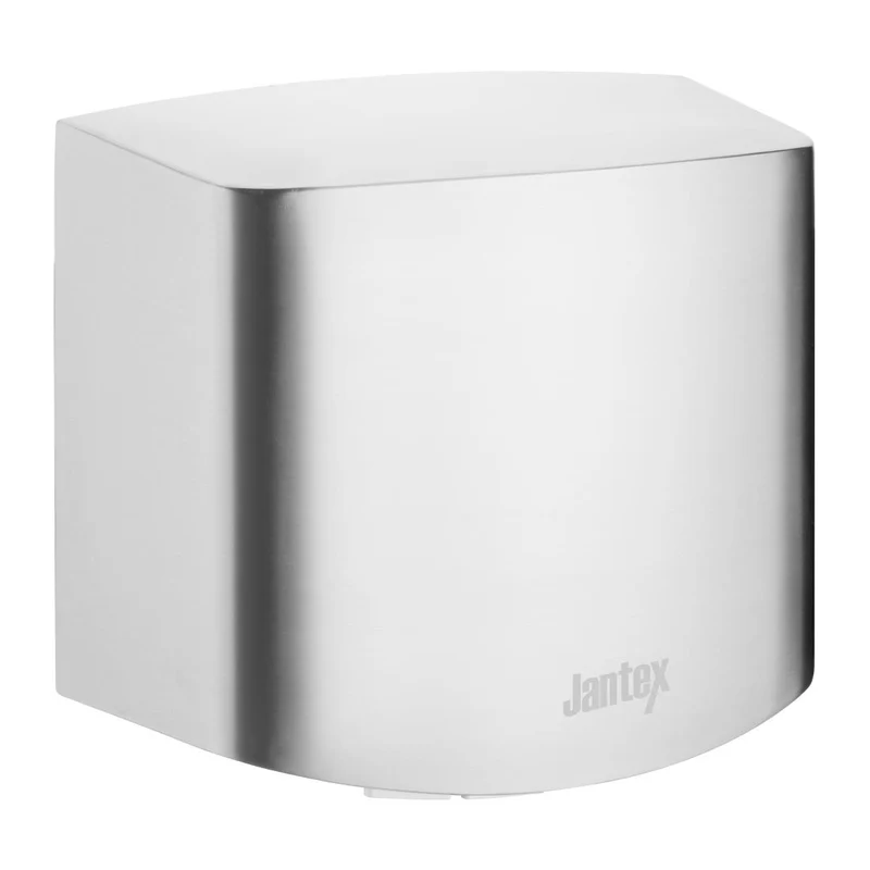 Sèche-mains en acier inoxydable Jantex argent brossé