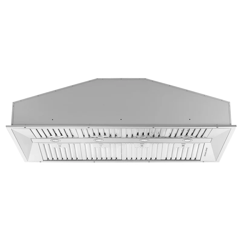 Forno Altilia 60-Inch Insert Range Hood, Stainless Steel, LED Lighting, Baffle Filters