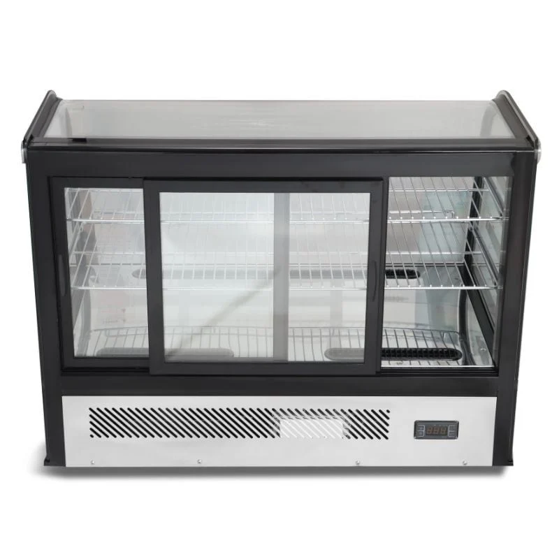 Vitrine Réfrigérée de Comptoir 160 L - Bombée