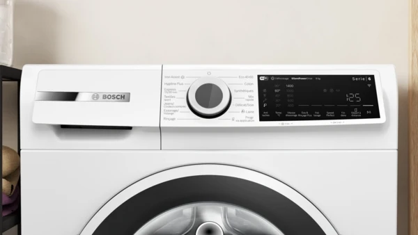 Série 6, Machine à laver hublot, 8 kg, max. 1400 tr/min BOSCH WGJ23407FR