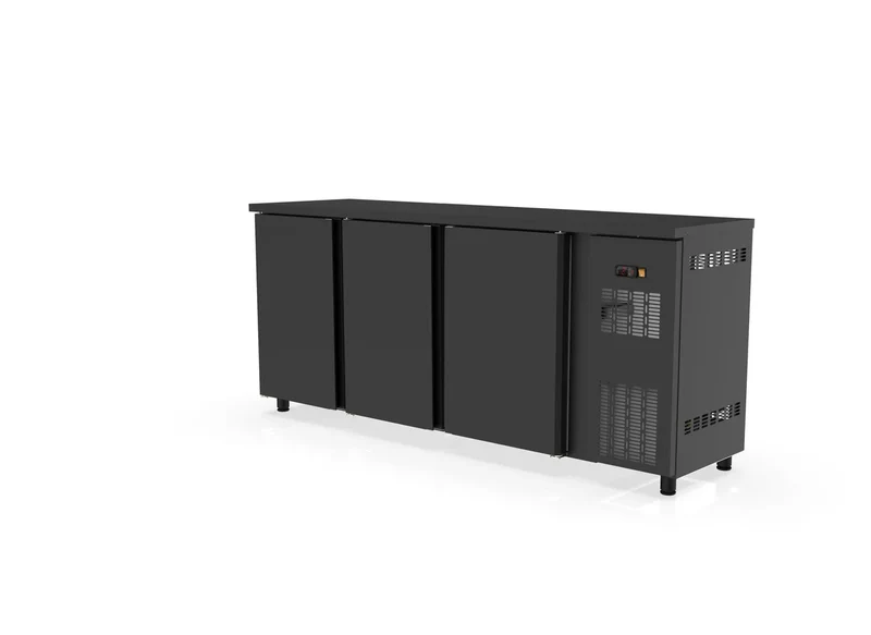 Table réfrigérée de bar Coreco PROFI 3/0 avec 3 portes