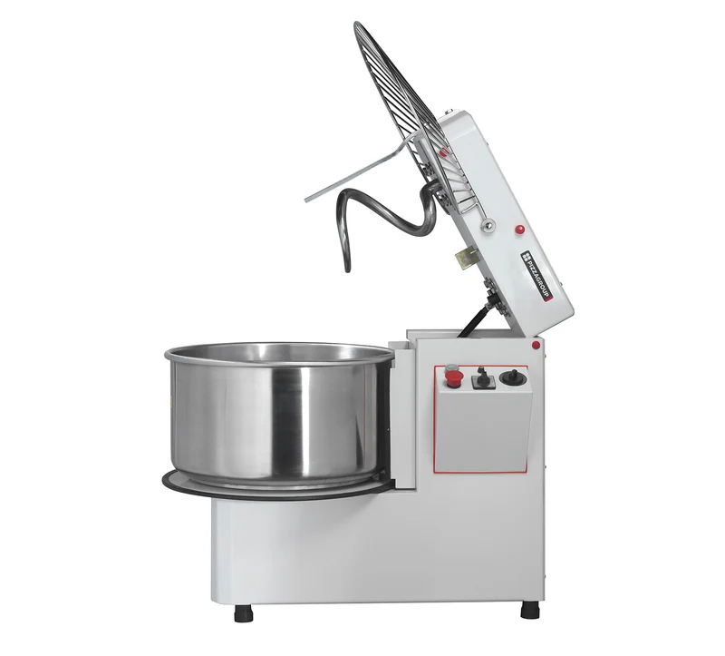 Pétrin à spirale à tête relevable - Capacité 22L - 2 vitesses