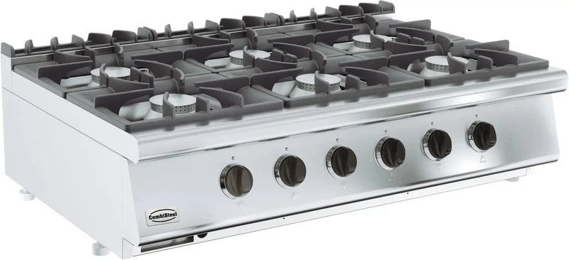 BASE 700 CUISINIERE A GAZ 6 BR 7178.0210 Combisteel