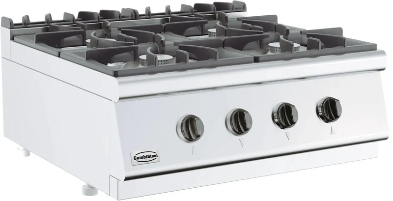 BASE 700 CUISINIERE A GAZ 4 BR 7178.0205 Combisteel